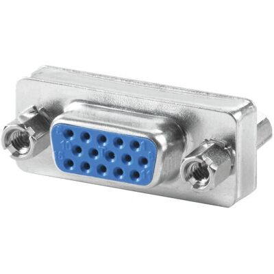 Weidmüller IE-FCI-HD15-FF VGA Adapter - Blå, Grå - VGA Adapter Weidmüller IE-FCI-HD15-FF VGA Adapter - Blå, Grå - VGA Adapter