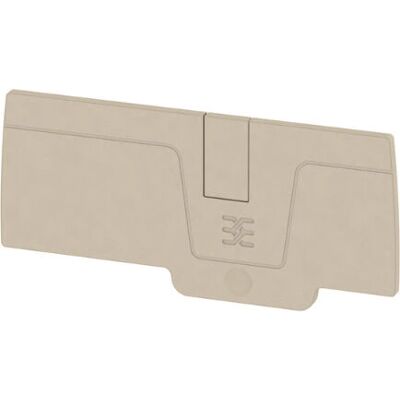 Weidmüller AEP 3C 6 Placa de cierre - Beige - 50 pcs Weidmüller AEP 3C 6 Placa de cierre - Beige - 50 pcs