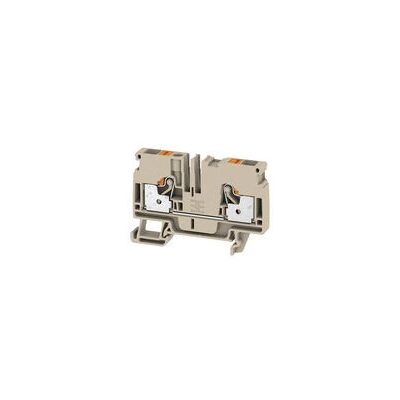Bornes de passage Weidmüller A2C 6 - Rail DIN, Beige, 41A, 8.1mm - Publicité Bornes de passage Weidmüller A2C 6 - Rail DIN, Beige, 41A, 8.1mm - Publicité