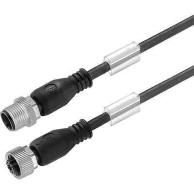 Weidmüller 1925320060 Sensor/Steuerleitung - 0,6 m, M12, Schwarz Weidmüller 1925320060 Sensor/Steuerleitung - 0,6 m, M12, Schwarz