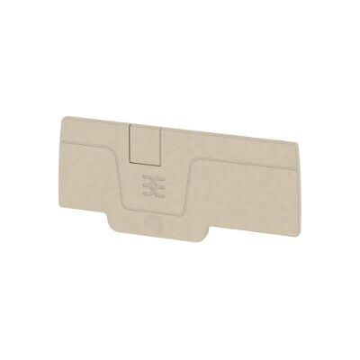Weidmüller AEP 3C 4 Beige Endplatte - End Plate Weidmüller AEP 3C 4 Beige Endplatte - End Plate