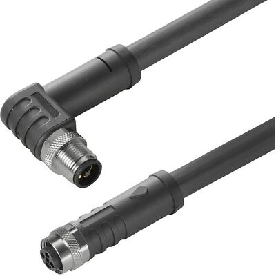 Weidmüller SAIL-M12WM12G-T-3.0P Netzwerkkabel - Schwarz 3m Weidmüller SAIL-M12WM12G-T-3.0P Netzwerkkabel - Schwarz 3m