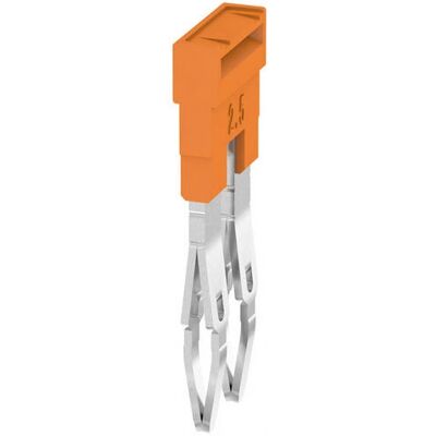 Weidmüller ZQV 2.5N/2 Naranja - Conector para serie Z-Reihe Weidmüller ZQV 2.5N/2 Naranja - Conector para serie Z-Reihe
