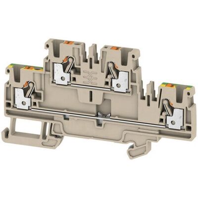Bloque de terminales Weidmüller A2T 2.5 FT-PE - Ahorro de espacio, Duradero, Cobre Bloque de terminales Weidmüller A2T 2.5 FT-PE - Ahorro de espacio, Duradero, Cobre