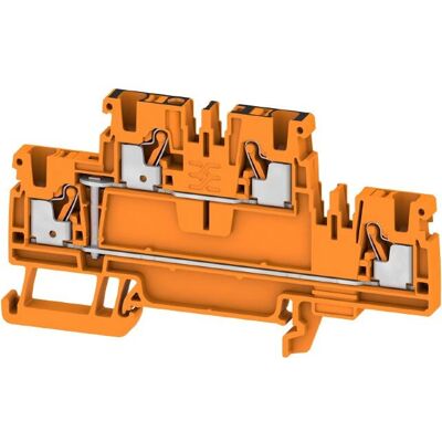 Weidmüller A2T 2.5 VL OR Klemmenblock - Platzsparend, Kupfer, Langlebig Weidmüller A2T 2.5 VL OR Klemmenblock - Platzsparend, Kupfer, Langlebig