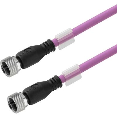 Câble signal Weidmüller SAIL-M12BGM12G-CD-1 - 1m, Violet - Publicité Câble signal Weidmüller SAIL-M12BGM12G-CD-1 - 1m, Violet - Publicité