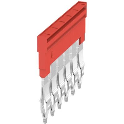 Weidmüller ZQV 4N/6 RD Querverbindung - 6-förbindelse - 32A - Rot Weidmüller ZQV 4N/6 RD Querverbindung - 6-förbindelse - 32A - Rot