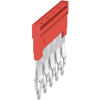 Weidmüller ZQV 4N/5 RD Querverbindung - 5-polig - Rot Weidmüller ZQV 4N/5 RD Querverbindung - 5-polig - Rot