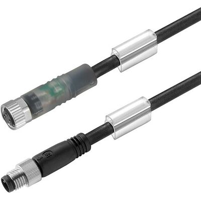 Weidmüller SAIL-M8GM8G-3L1.0U - 1 m M8 Schwarz Sensor/Actuator Kabel Weidmüller SAIL-M8GM8G-3L1.0U - 1 m M8 Schwarz Sensor/Actuator Kabel