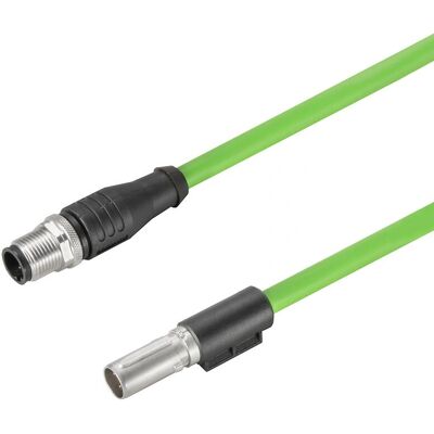 Weidmüller HDCXX5E01MMSM12D - Cavo dati 100 MBit/s - Accessorio di rete Weidmüller HDCXX5E01MMSM12D - Cavo dati 100 MBit/s - Accessorio di rete