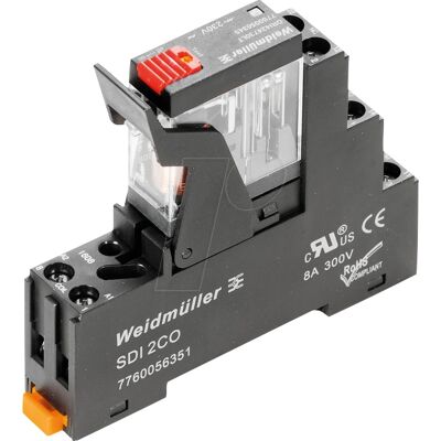Weidmüller DRIKIT 24VAC 1CO LD/PB - Módulo relé Weidmüller DRIKIT 24VAC 1CO LD/PB - Módulo relé