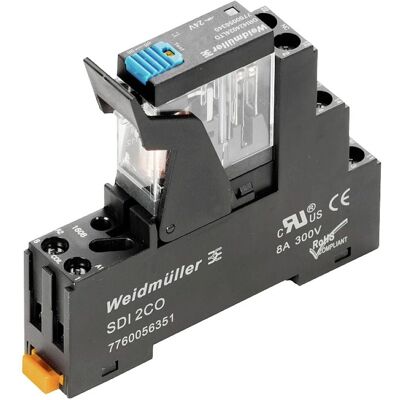 Weidmüller DRIKIT 24VDC 2CO LD/PB Relaismodul - Relais Typ Weidmüller DRIKIT 24VDC 2CO LD/PB Relaismodul - Relais Typ