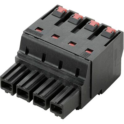 Weidmüller Terminalblock - 2 poler - Steg 10.16mm - Montering på PCB Weidmüller Terminalblock - 2 poler - Steg 10.16mm - Montering på PCB