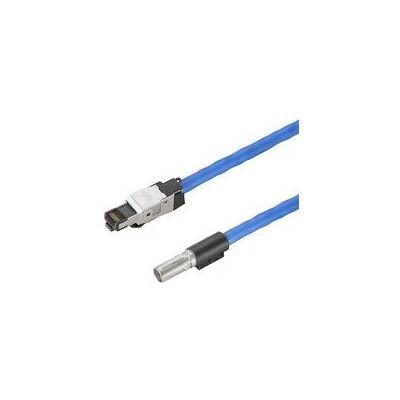 Weidmüller 2451090150 Câble réseau bleu 1,5 m Cat6a Weidmüller 2451090150 Câble réseau bleu 1,5 m Cat6a