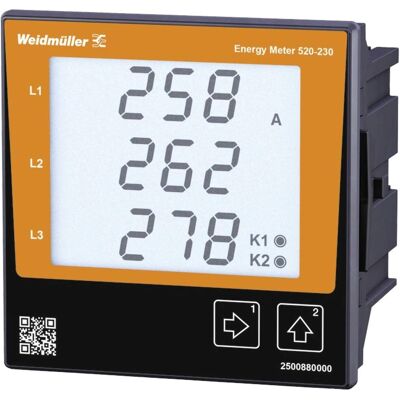 Compteur d'énergie Weidmüller 520-230 - Numérique - Publicité Compteur d'énergie Weidmüller 520-230 - Numérique - Publicité