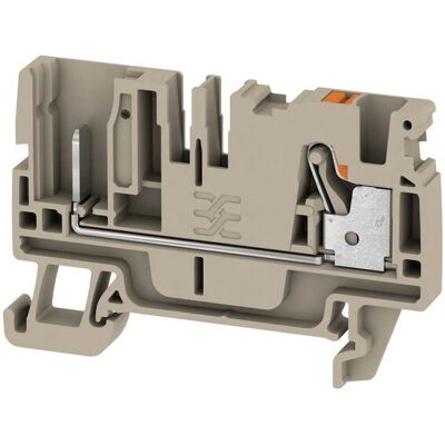 Weidmüller APGTB 4 FT 2C/1 Terminalblock - Push-In, Beige, 6,1 mm Weidmüller APGTB 4 FT 2C/1 Terminalblock - Push-In, Beige, 6,1 mm