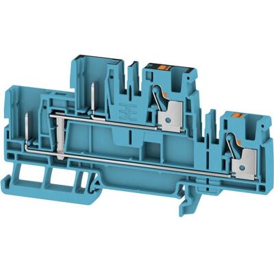Weidmüller APGTB 4 2T VL 4C/2 BL Terminalblock - Durchgang, Push-In, Blau Weidmüller APGTB 4 2T VL 4C/2 BL Terminalblock - Durchgang, Push-In, Blau