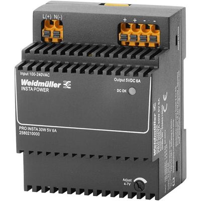 Weidmüller PRO INSTA 30W 5V 6A Alimentation - Power Supply - Publicité Weidmüller PRO INSTA 30W 5V 6A Alimentation - Power Supply - Publicité