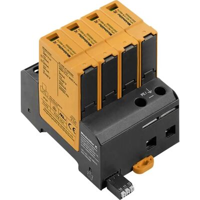 Weidmüller VPU AC I 4 R 480/10 - Protecteur contre surtensions avec contact distant - Publicité Weidmüller VPU AC I 4 R 480/10 - Protecteur contre surtensions avec contact distant - Publicité