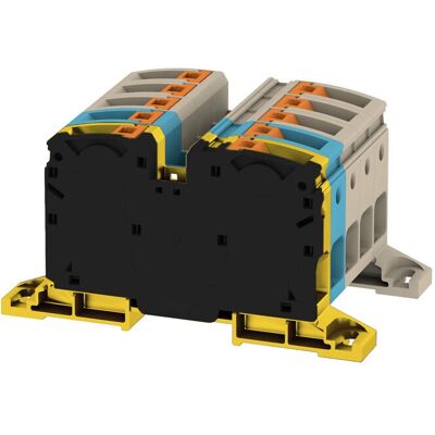 Weidmüller A2C 35 3FT-N-FE DM Terminalblock - Beige, Blau, Schwarz, Gelb Weidmüller A2C 35 3FT-N-FE DM Terminalblock - Beige, Blau, Schwarz, Gelb