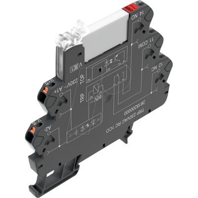 Weidmüller TRP 230VAC RC 1CO - Relé con 1 contacto inversor Weidmüller TRP 230VAC RC 1CO - Relé con 1 contacto inversor