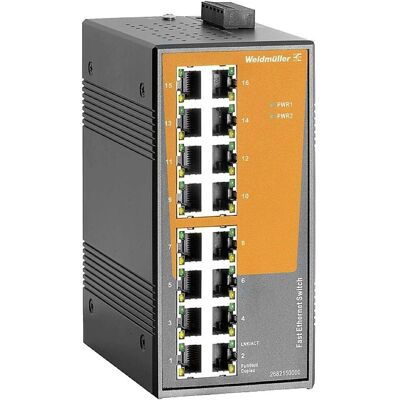 Weidmüller IE-SW-EL16-16TX - Commutateur Ethernet Industriel Weidmüller IE-SW-EL16-16TX - Commutateur Ethernet Industriel
