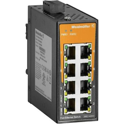 Weidmüller IE-SW-EL08-8TX Industrial Ethernet Switch - 8 Ports 10/100 Mbps Weidmüller IE-SW-EL08-8TX Industrial Ethernet Switch - 8 Ports 10/100 Mbps