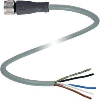 Pepperl+Fuchs V15-G-7M-PUR-ABG5 - Connecteur capteur/actionneur, 7m, 5 pôles, M12, IP67 Pepperl+Fuchs V15-G-7M-PUR-ABG5 - Connecteur capteur/actionneur, 7m, 5 pôles, M12, IP67