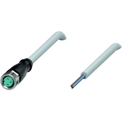 Pepperl+Fuchs V3-GM-20M-PUR Kabeldose - 3-polig, grau Pepperl+Fuchs V3-GM-20M-PUR Kabeldose - 3-polig, grau