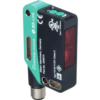 Pepperl+Fuchs OMT300-R201-UEP-IOV1 Distanzsensor - IP67, 18-30V DC, Rotlicht-LED Pepperl+Fuchs OMT300-R201-UEP-IOV1 Distanzsensor - IP67, 18-30V DC, Rotlicht-LED