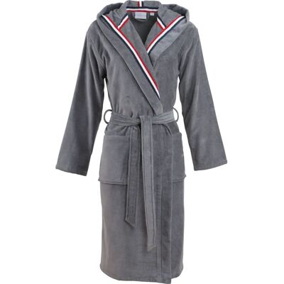 CARL ROSS Modell 481310 Unisex Midilänge Bademantel in Grau CARL ROSS Modell 481310 Unisex Midilänge Bademantel in Grau