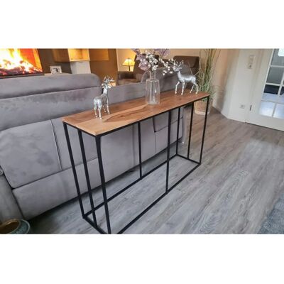 AMBIENTE HAUS Urban Konsoltisch - 133cm Schwarz Sideboard AMBIENTE HAUS Urban Konsoltisch - 133cm Schwarz Sideboard