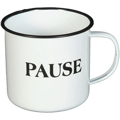 AMBIENTE HAUS - Becher PAUSE - Weiß - 0.7L - Cup AMBIENTE HAUS - Becher PAUSE - Weiß - 0.7L - Cup