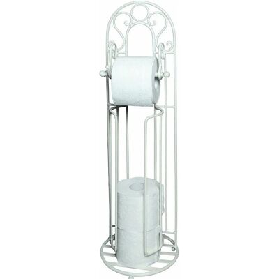 Ambiente Haus Antik - weiß - antikoptik - metall - Toilettenpapierhalter Ambiente Haus Antik - weiß - antikoptik - metall - Toilettenpapierhalter