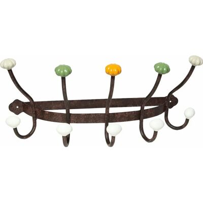 AMBIENTE HAUS - Jule: Bunte Mohnblumen - Braun AMBIENTE HAUS - Jule: Bunte Mohnblumen - Braun