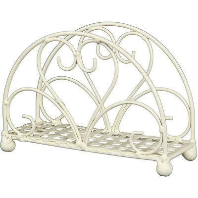 AMBIENTE HAUS - Serviettenhalter - Antikweiß - Eisen - Napkin holder AMBIENTE HAUS - Serviettenhalter - Antikweiß - Eisen - Napkin holder