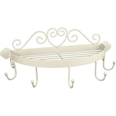HOME AFFAIRE - Haken 38x15x20 - weiß - Wall hook HOME AFFAIRE - Haken 38x15x20 - weiß - Wall hook