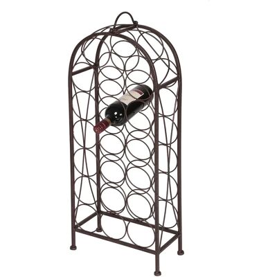 AMBIENTE HAUS Antikbraun 85cm Flaschenständer - Flaschenhalter AMBIENTE HAUS Antikbraun 85cm Flaschenständer - Flaschenhalter