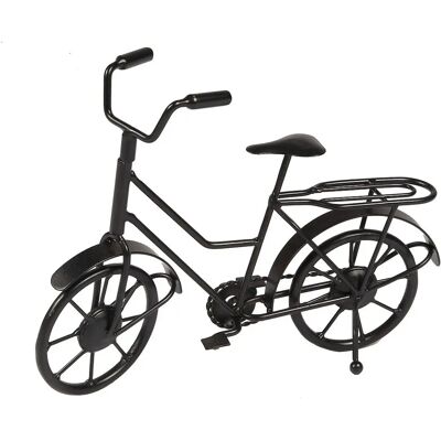 AMBIENTE HAUS Deko Fahrrad - schwarz 27cm - Wanddekoobjekt AMBIENTE HAUS Deko Fahrrad - schwarz 27cm - Wanddekoobjekt