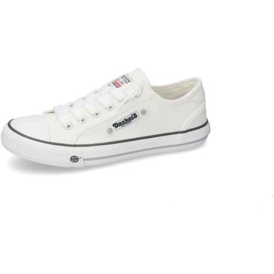 Dockers Damen Weiße Slip-On Sneaker - Sportschuh Dockers Damen Weiße Slip-On Sneaker - Sportschuh