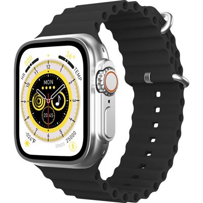 Leicke U8+ Smartwatch - Ekran dotykowy, IP67, Srebrny Leicke U8+ Smartwatch - Ekran dotykowy, IP67, Srebrny