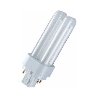 Bombilla fluorescente Osram Dulux D/E - Blanco cálido - 13W G24q-1 Bombilla fluorescente Osram Dulux D/E - Blanco cálido - 13W G24q-1