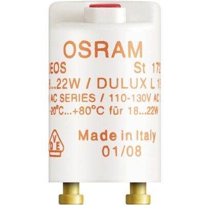 Osram ST 172 Sikkerhetsfluorescerende lampe - 18-22W, Enkel omstart Osram ST 172 Sikkerhetsfluorescerende lampe - 18-22W, Enkel omstart