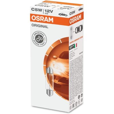 Osram C5W 12V 5W - 6418 - Publicité Osram C5W 12V 5W - 6418 - Publicité