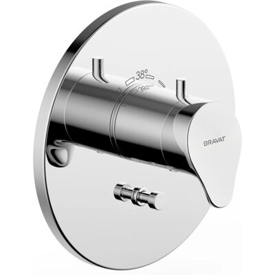 Bravat Palma Fertigset für UP-Wannenfüll- und Brausethermostat Bravat Palma Fertigset für UP-Wannenfüll- und Brausethermostat