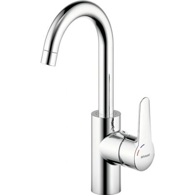 Bravat Oslo Wastafelkraan - Draai-uitloop, Keramische cartridge, Rub Clean Bravat Oslo Wastafelkraan - Draai-uitloop, Keramische cartridge, Rub Clean