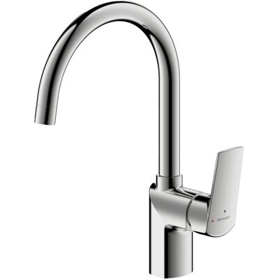 Robinet lavabo Bravat Valencia - Pivotant, Céramique, Démarrage à froid - Publicité Robinet lavabo Bravat Valencia - Pivotant, Céramique, Démarrage à froid - Publicité