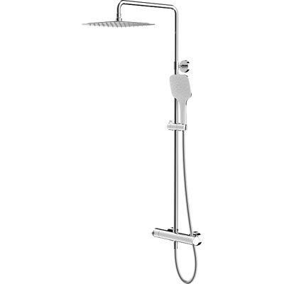 Bravat Thermostatisch Douchesysteem Vierkant - 3591522 Bravat Thermostatisch Douchesysteem Vierkant - 3591522