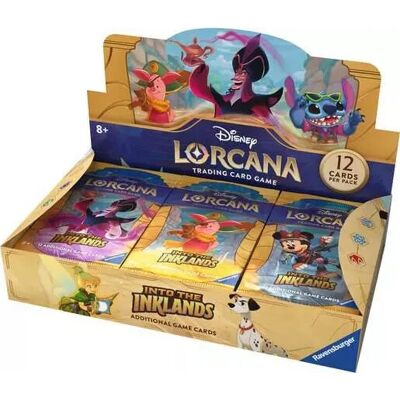 Jeu de cartes Disney Lorcana - Pack de renfort de 24 pièces - Publicité Jeu de cartes Disney Lorcana - Pack de renfort de 24 pièces - Publicité