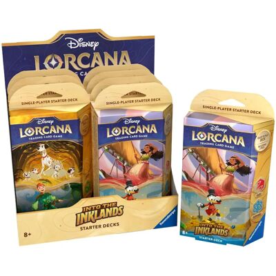 Disney Lorcana - 8 Mazos de Inicio - Juego de Cartas Disney Lorcana - 8 Mazos de Inicio - Juego de Cartas